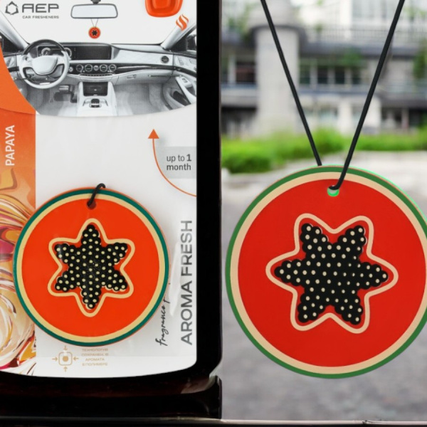 Ароматизатор воздуха для автомобиля AROMA FRESH / Подвесной ароматизатор